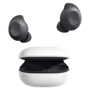 هدفون بلوتوثی سامسونگ مدل Galaxy Buds FE با نویز کنسلینگ فعال (ANC)، درگاه شارژ USB Type-C، دارای میکروفون دوگانه، مقاوم در برابر رطوبت و عرق